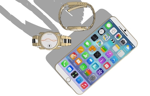 漫畫(huà)風(fēng)設(shè)計(jì)師心中的iPhone6和iWatch
