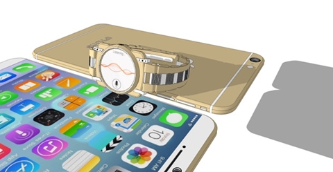 漫畫(huà)風(fēng)設(shè)計(jì)師心中的iPhone6和iWatch