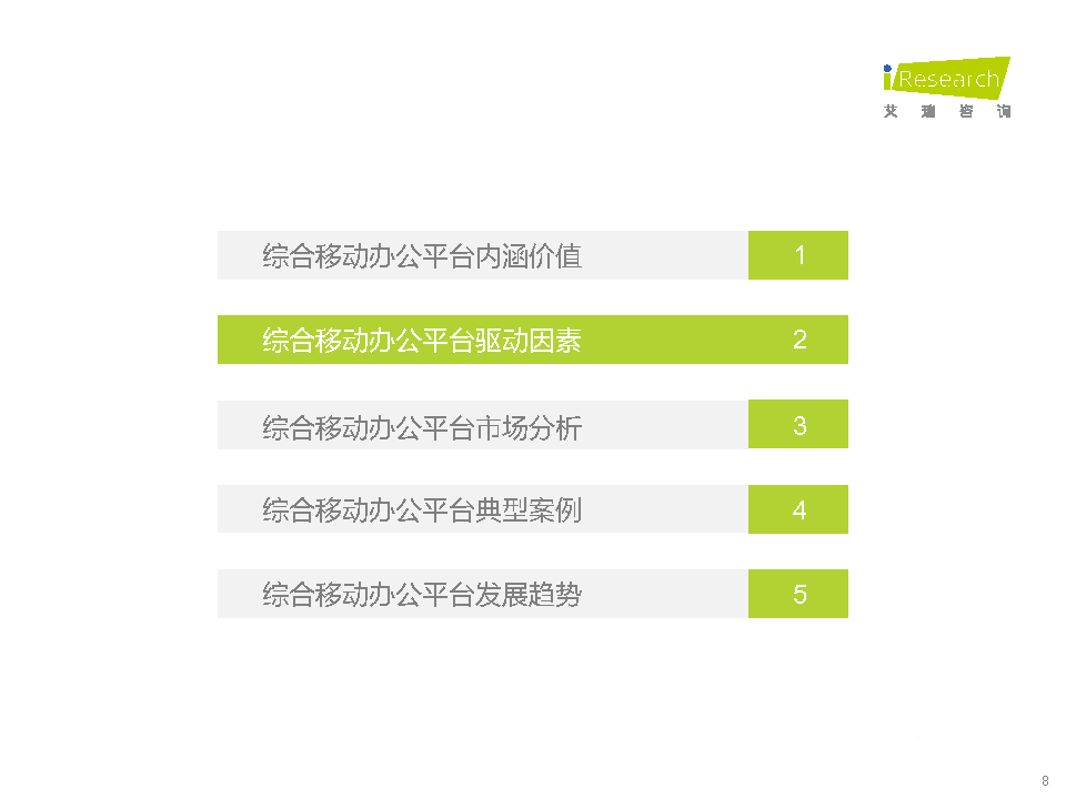 021年中國綜合移動辦公平臺行業(yè)研究報告"