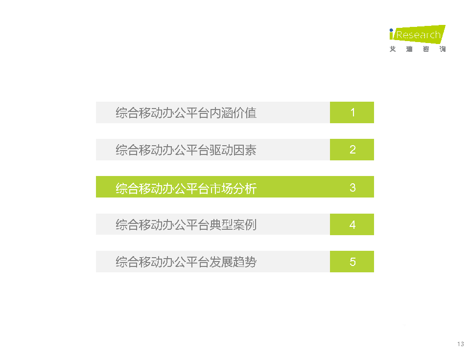 021年中國綜合移動辦公平臺行業(yè)研究報告"