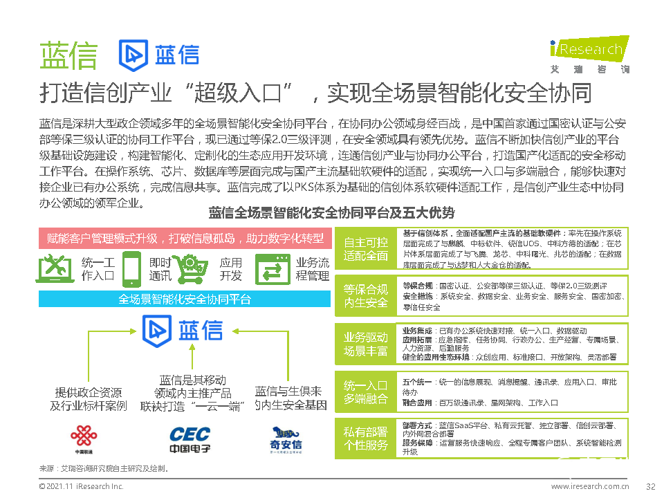 021年中國綜合移動辦公平臺行業(yè)研究報告"